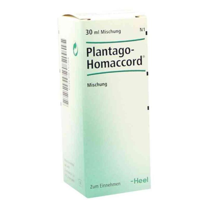 Plantago Homaccord Tropfen (30 ml)