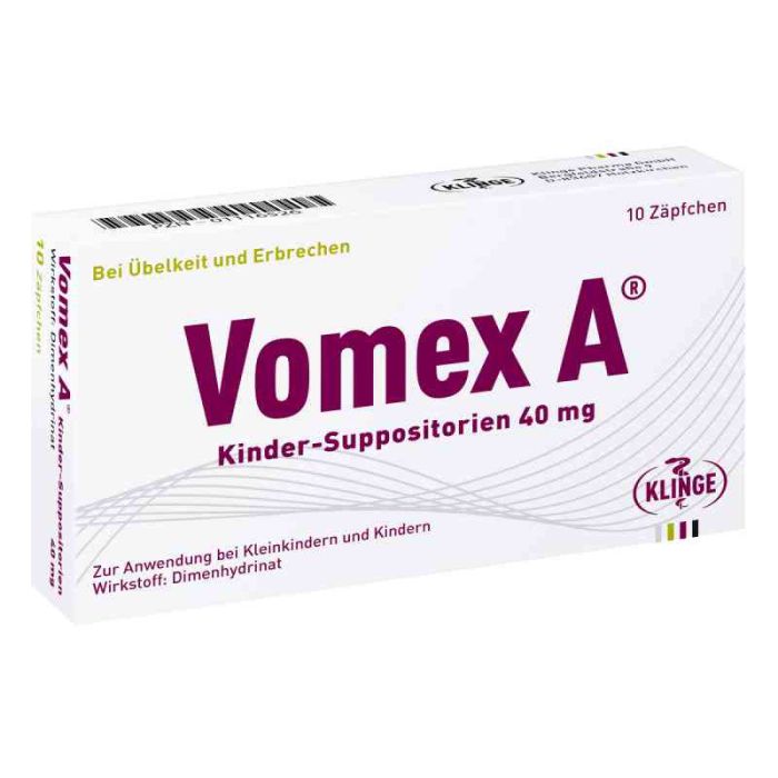 Vomex A Kinder 40mg (10 stk)