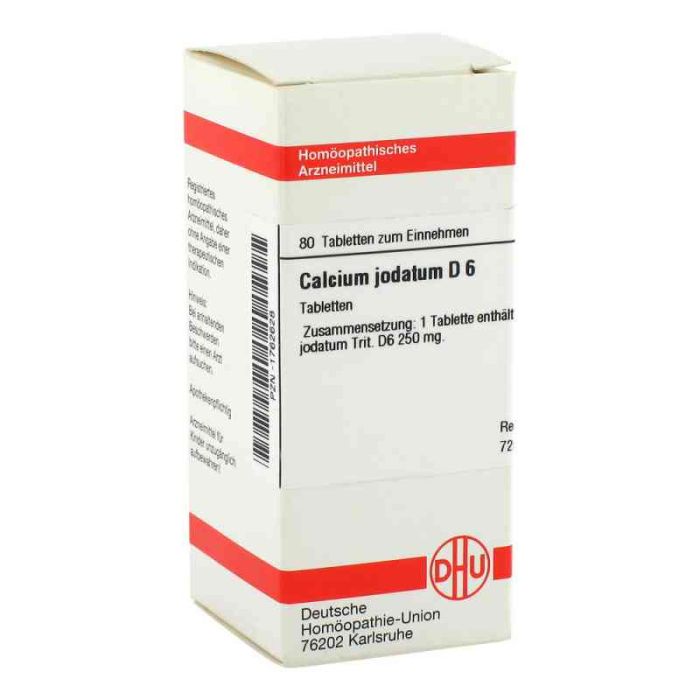 Calcium Jodatum D 6 Tabletten (80 stk)