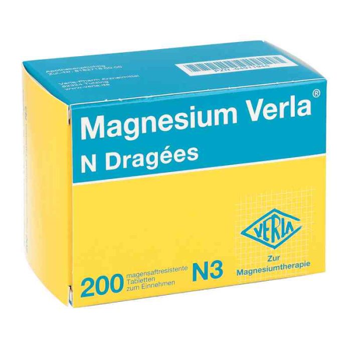 Magnesium Verla N Dragees (200 stk)