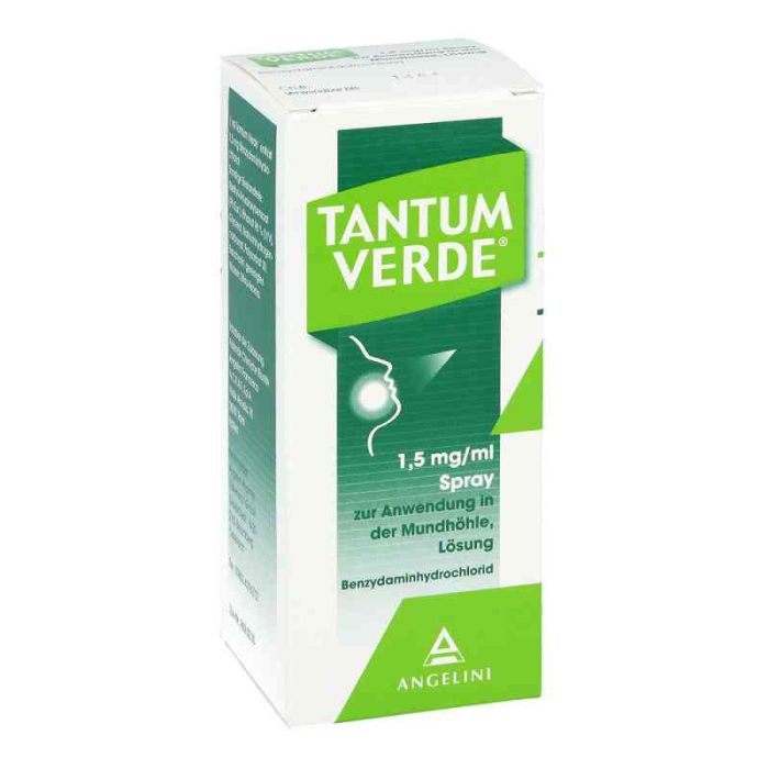 Tantum Verde 1,5 mg/ml Spr.z.anwend.i.d.mundhöhle (30 ml)