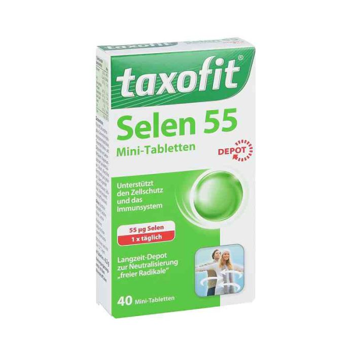 Taxofit Selen 55 Depot Mini-tabletten (40 stk)