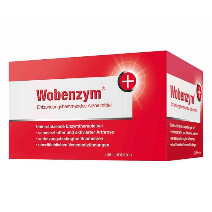 Wobenzym magensaftresistente Tabletten (360 stk)