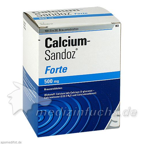 CALCIUM SANDOZ FORTE, 5X20 ST