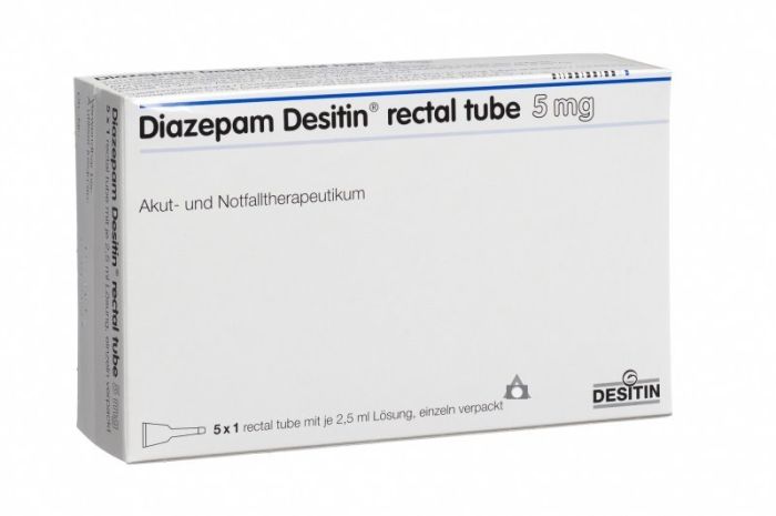 DIAZEPAM DESITIN RECT 10MG, 5 ST – PZN 2404799