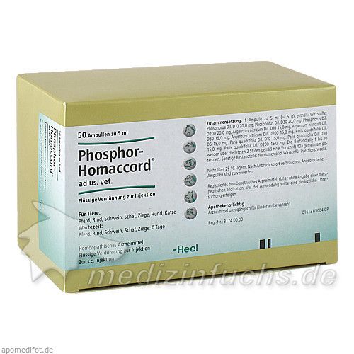 PHOSPHOR HOMACCORD ad us.vet.Ampullen, 50 ST