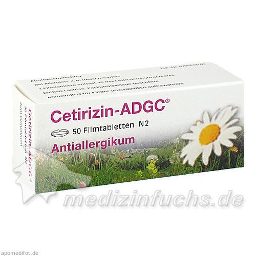 Cetirizin-ADGC, 50 ST