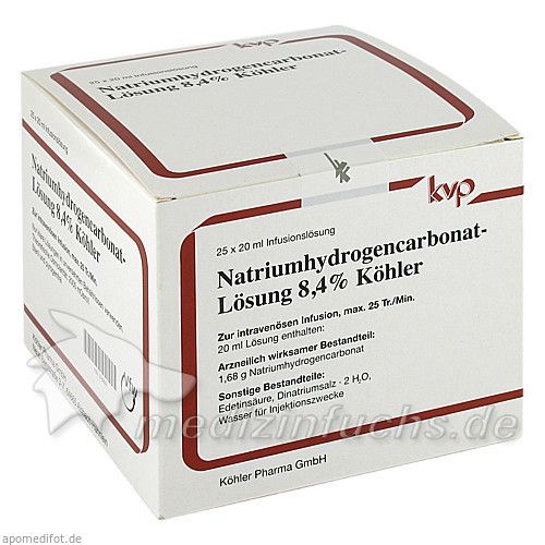 Natriumhydrogencarbonat-Lösung 8.4% Köhler, 25X20 ML