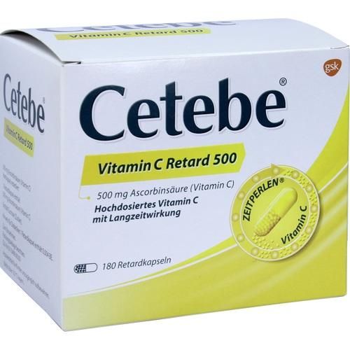 Cetebe Vitamin C Retard 500, 180 ST