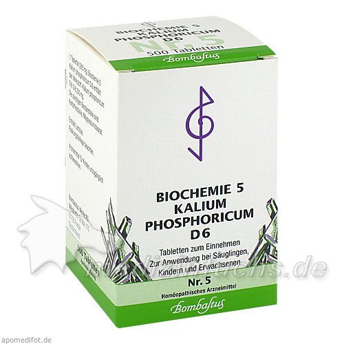 Biochemie 5 Kalium phosphoricum D 6, 500 ST