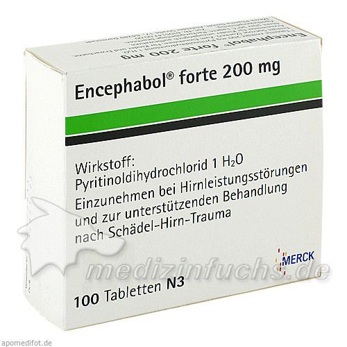 ENCEPHABOL FORTE 200, 100 ST