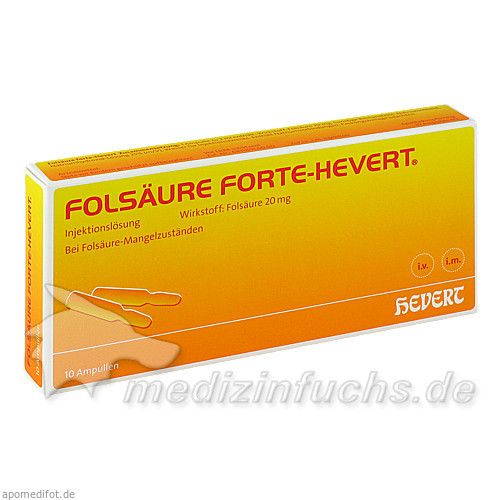 FOLSAEURE FORTE HEVERT, 10X2 ML