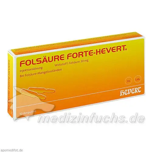 FOLSAEURE FORTE HEVERT, 10X2 ML