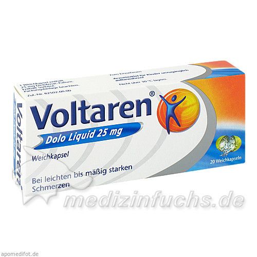 VOLTAREN Dolo Liquid 25 mg Weichkapseln, 20 ST