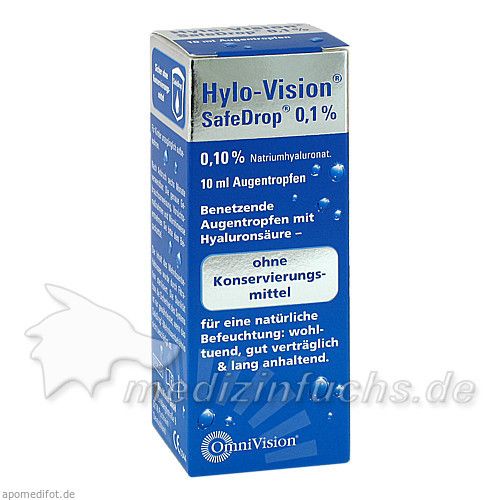 Hylo-Vision SafeDrop 0.1%, 10 ML