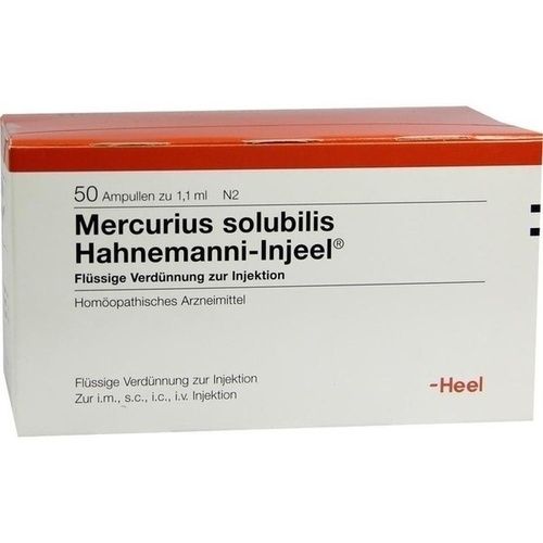 MERCURIUS SOL HAHN INJ, 50 ST