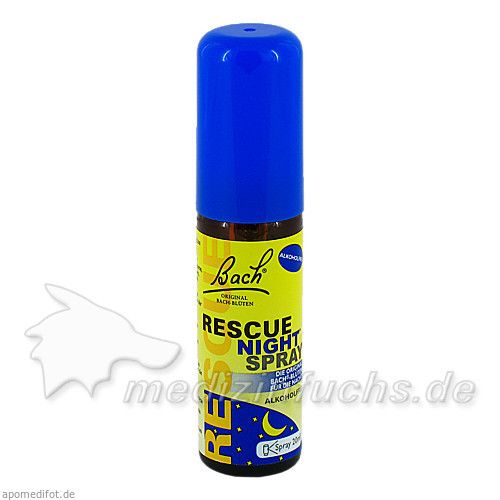 Bach Original Rescue Night Spray alkoholfrei, 20 ML