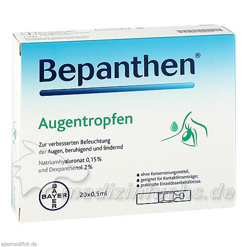 Bepanthen Augentropfen, 20X0.5 ML