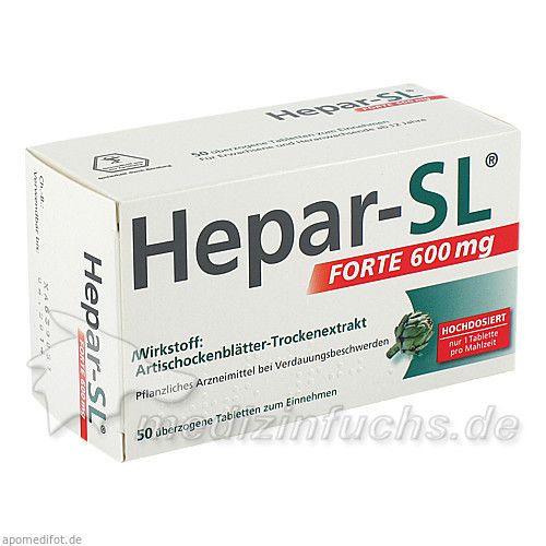 Hepar-SL FORTE 600mg, 50 ST