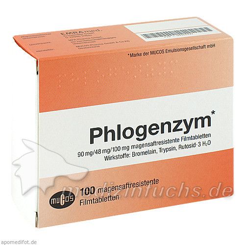 Phlogenzym magensaftresistente Filmtabletten, 100 ST